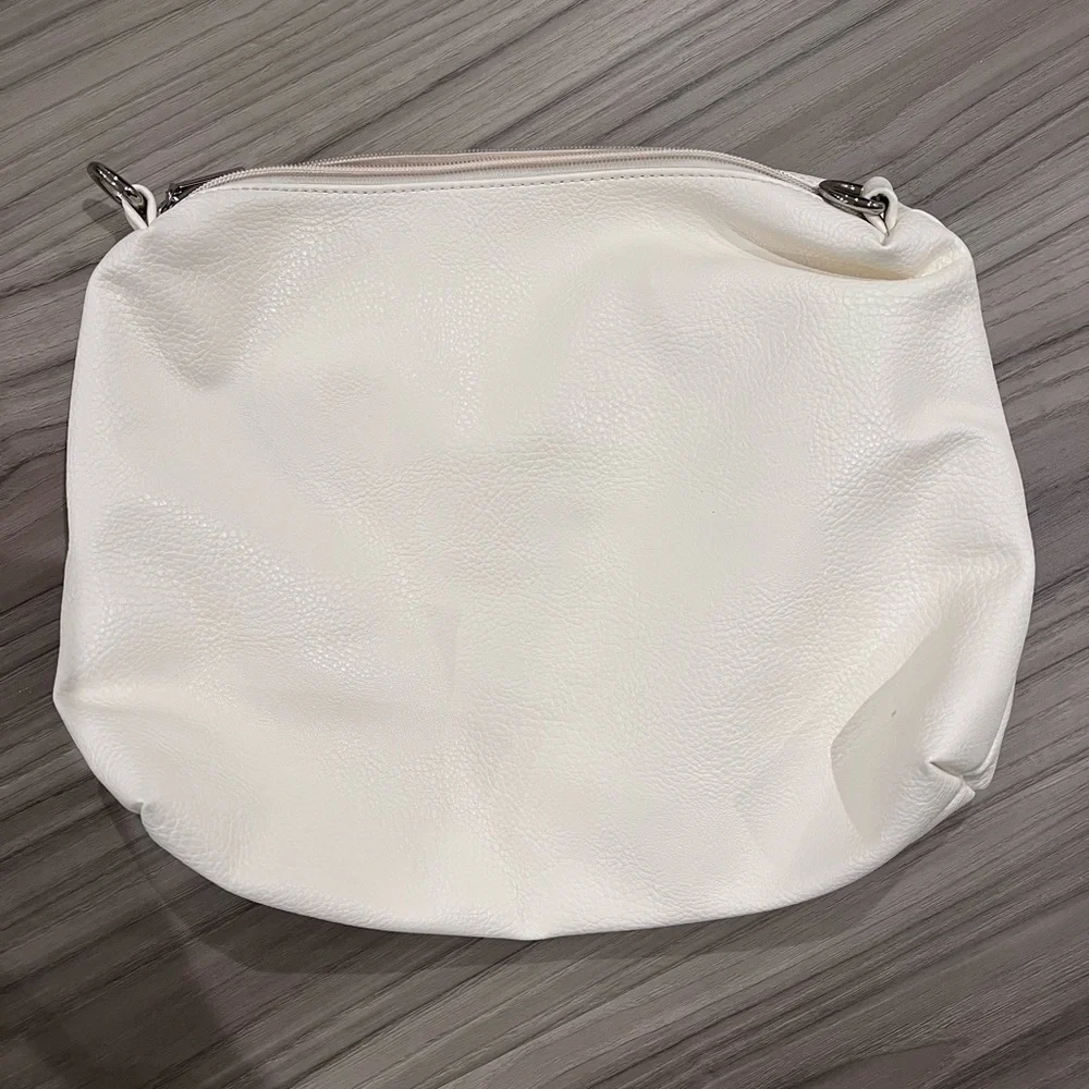 White Medium Size Cosmetic Bag